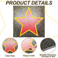 Star Sticker Decor with Black Marker for Movie Theme Red Carpet Oscar Party Decorations(25 Packs)