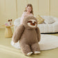 Ikasa Giant Sloth Stuffed Animal Plush Toy,Big Large Jumbo Soft Toys,34.5'' Cute Fat Fluffy Huge Size Plushy Plushie,Gifts For K