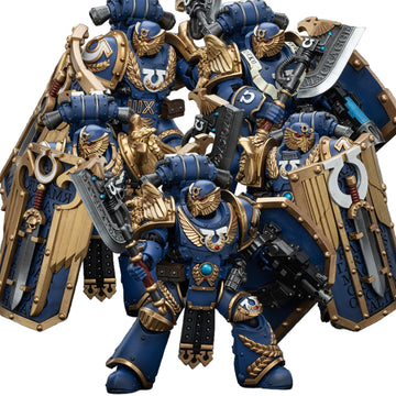 Beerise Joytoy 1/18 Action Figures - Warhammer The Horus Heresy Ultramarines Invictarus Suzerain Squad - 5Pcs/5,Classic Characte