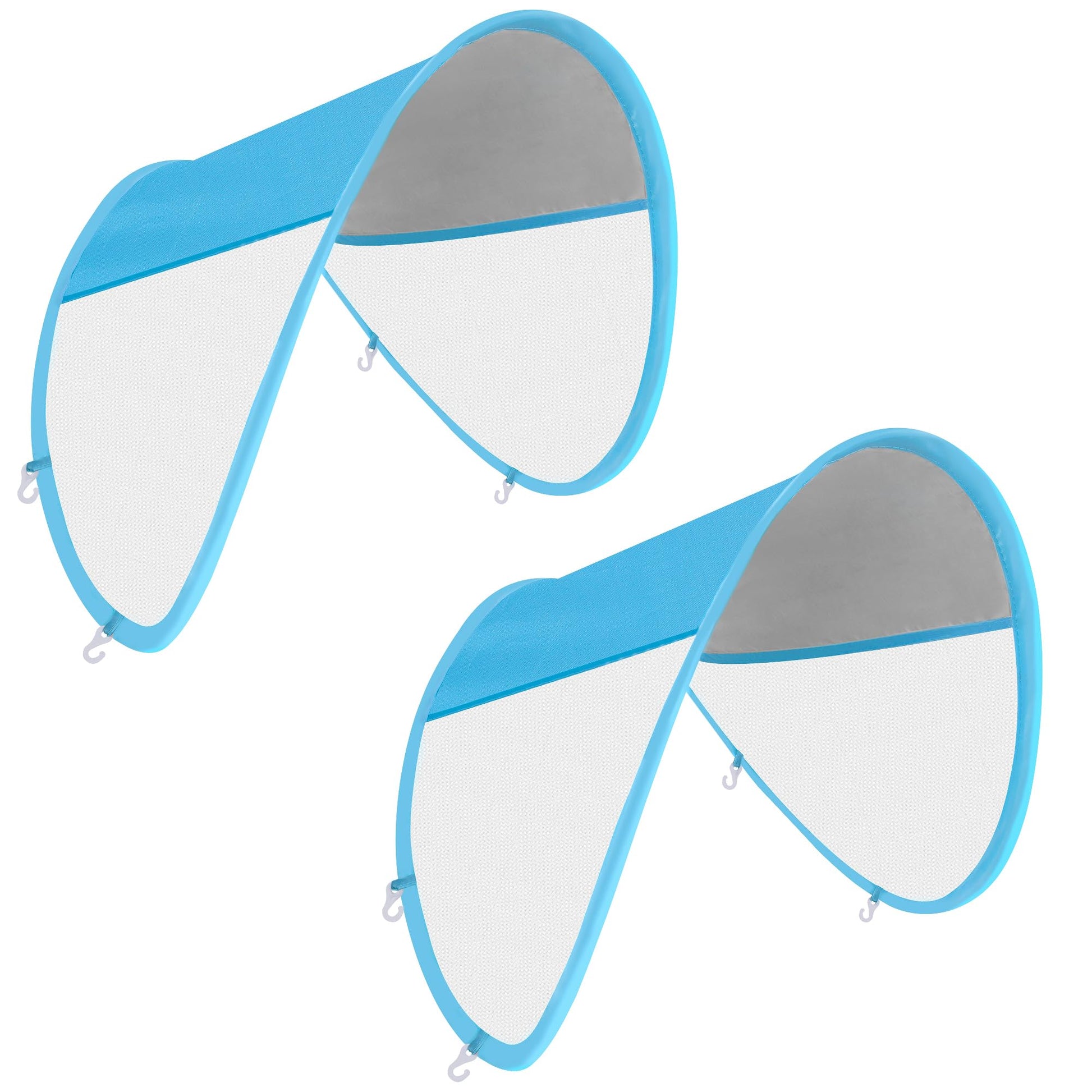Adnee 2 Pack Baby Swim Float Removable Canopy-Sun Protection Canopy for Baby-UPF50+ Proof Canopy-Sunscreen Coating,Compatible fo