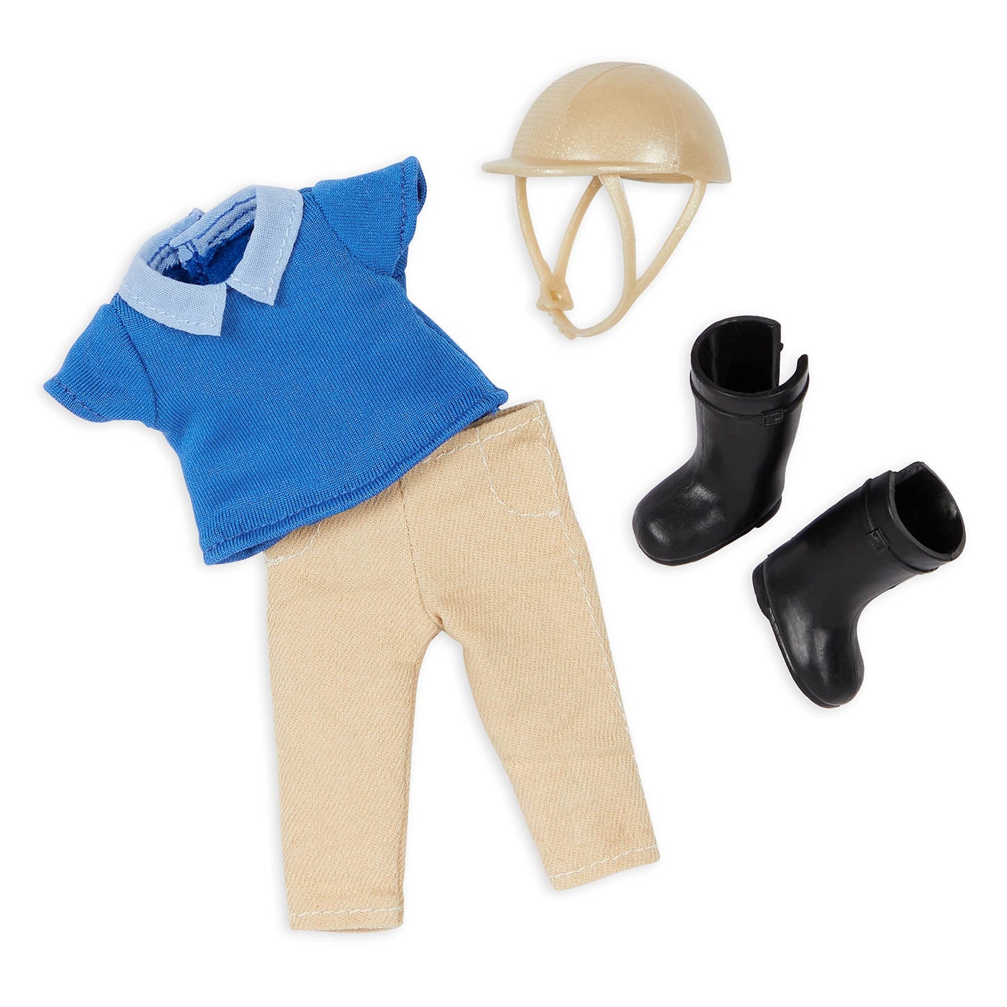 Lori Dolls Mini Boy Doll & Toy Horse Set - 6-inch Brian & Barnaby, Brown, Includes Clothes & Accessories - Model LO31235Z