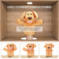 Zomiboo Hand Puppets Soft Animal Hand Plush Toy With Movable Mouth Imaginative Pretend Play Stocking Storytelling Interactive Toy (Dog)
