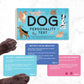 Gift Republic Dog Personality Test Cards - 100 Fun Cards for Dog Lovers - One Size - Blue - Discover Your Dog's Unique Traits