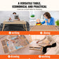 Vevor 1500 Piece Puzzle Table With Folding Legs, 4 Drawers And Cover, 32.7''X24.6'' Wooden Jigsaw Puzzle Plateau, Puzzle Accesso