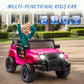 Okybaby Ride On Truck Car, 12V Kids' Electric Vehicles W/Parents Control, Ride On Toys For Toddlers With Music, Bluetooth, Four-