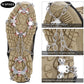 crampons Upgraded 19 Spikes with 304 Stainless Steel chain Ice Snow grips Traction cleats System Safe Protect for Walking, Joggi