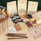 Vanblue 84Pcs Wizard Party Favors Birthday Decorations,Wand Pencils,Wizard Glasses Spiral Notebooks Goodie Bag Stuffers,Classroo