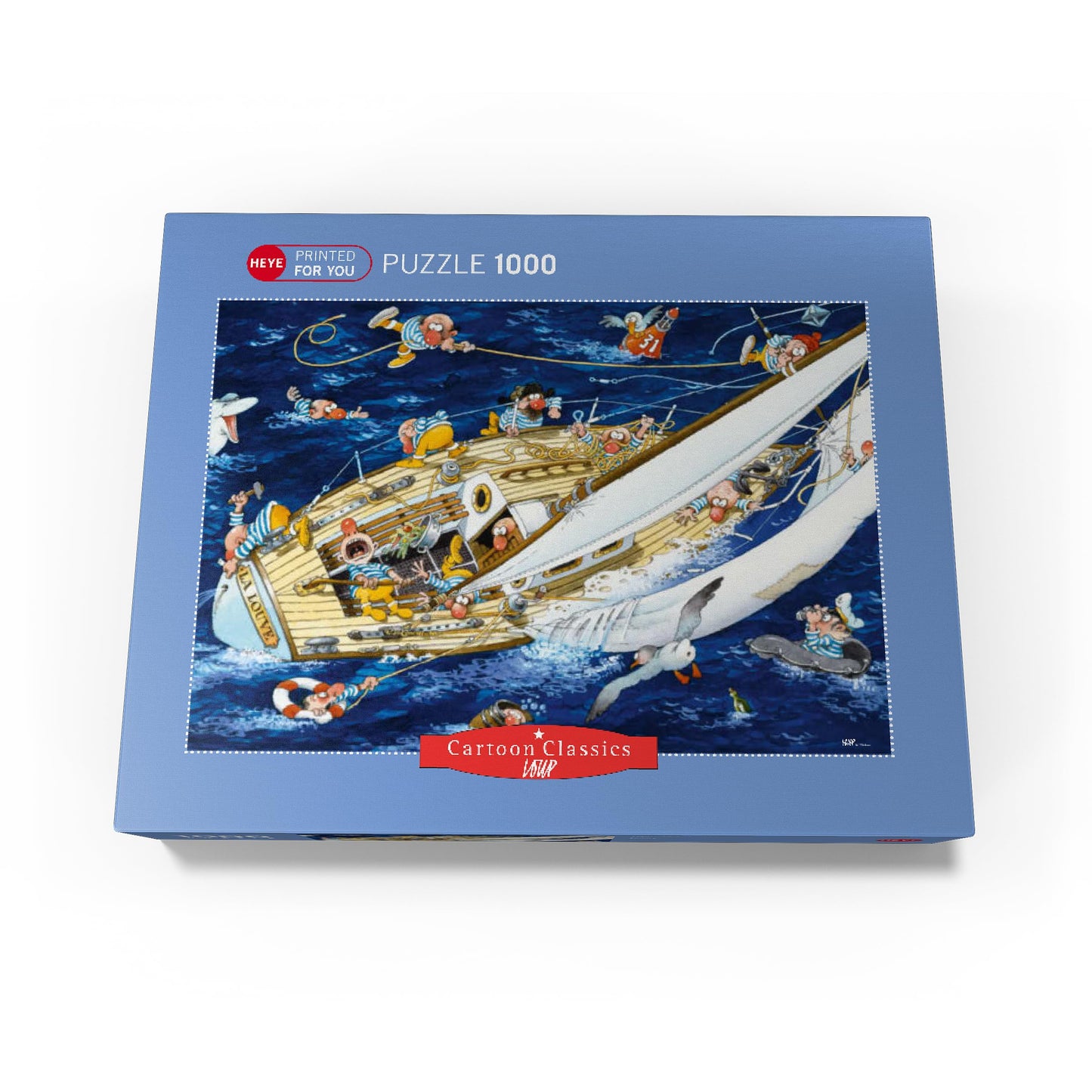 Mypuzzle Sailors - Jean-Jacques Loup - Cartoon Classics - Premium 1000 Piece Jigsaw Puzzle For Adults