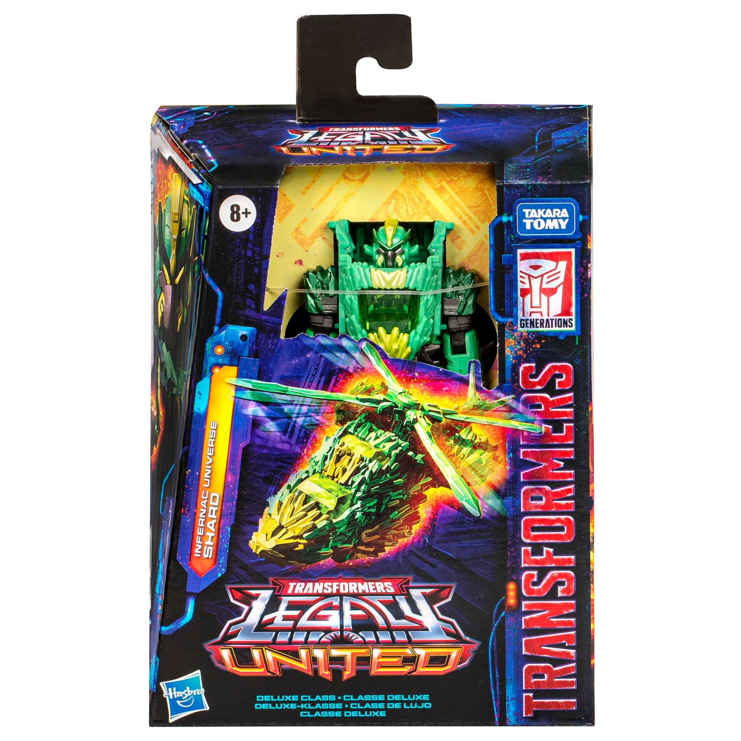 Transformers Legacy United Deluxe Class Infernac Universe Shard  5.5-inch Converting Action Figure  8+ Years
