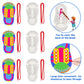 Zakvoor 12 Sets Of Shoelace Threading Teaching Toys Learn To Tie Shoelaces Kindergarten Early Educational Rope Practice Bowknot