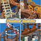 Sosuy Roller-Coaster Building Set, Electric Motorized Amusement Park Toy, Large 2174pcs, Plastic, for Kids Ages 6+