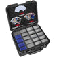 Card Storage Box For Graded Sports Cards - Extra Large Baseball Card Storage Box With 16 Dividers For Psa Bgs Sgc | Waterproof T
