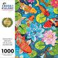 Cross & Glory 1000 Piece Jigsaw Puzzle - Dragonfly Dreams Koi & Lilies Adventure, Large Size, 1.8mm Thick Cardboard, Vibrant Art