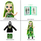 Rainbow High Fantastic Fashion Jade Hunter - Green 11” Fashion Doll And Playset With 2 Complete Doll Outfits, And Fashion Play Accessories, Great Gift For Kids 4-12 Years Old