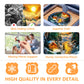 Wooden Puzzles for mature-themeds  Flat Puzzle with 3D Visual Effect  Winter Scene Wooden Jigsaw Puzzles for mature-themeds  Forest River Sunset Wood Puzzles mature-themed  Wall Art Canvas Puzzle(M -11.4 * 11.2in -200 pcs)