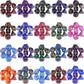 Amiven DND RPG Dice Sets 20 x 7 Polyhedral Glitter Dice (140 Pieces) for Dungeons and Dragons Tabletop Role-Playing Games, with
