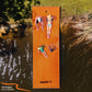 Sowkt 18 X 6 Feet Lily Pad Extra Large Floating Mat For Lake And Boating - Giant Floating Water Pad (Orange/Black/Green)