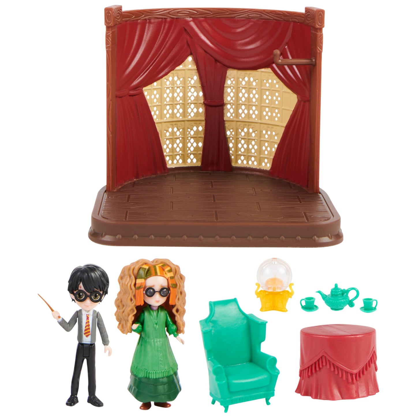 Wizarding World Harry Potter  Magical Minis Hogwarts Divination Classroom  2 limited availability Figures and 6 Accessories  Kids Toys for Ages 6 and up