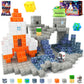 Magnetic Blocks Space Set, Build Mine Magnet World Set, Magnetic Tiles Building Toys For Boys & Girls Age 3-5 5-7, Stem Montesso