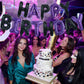 Toniful Happy Birthday Balloons Banner 16 Inch Mylar Foil Letters Birthday Sign Banner Bunting Reusable For Girls Boys Kids & Ad