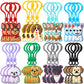 Jadive 24 Pack Puppy Dog Keychains Dog Party Favors Birthday Decorations Cute Animals Ornament Pendant for Christmas Boy Girl Gi