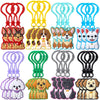 Jadive 24 Pack Puppy Dog Keychains Dog Party Favors Birthday Decorations Cute Animals Ornament Pendant for Christmas Boy Girl Gi