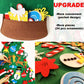 THAWAY DIY Felt Christmas Tree for Toddlers with 34 pcs Detachable Ornaments, Kids Door Wall Hanging Xmas Gifts Christmas Decora