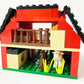 Brick Loot The Red Barn Farm, Custom Designed 160 Piece Model W/Animals, Chickens, Pig, Lamb, Eggs, & More, Compatible With Lego And Other Major Brick Brands Sets And Models, For Adults & Kids Age 6+
