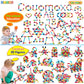Couomoxa 132 Pcs Magnetic Building Blocks Toy-Stem Construction Building Set Learn Resource For Toddler Kids Magnet Toys For 3+ Year Old Montessori Toys For 2-6 Year Old Girl Boys Birthday Gift