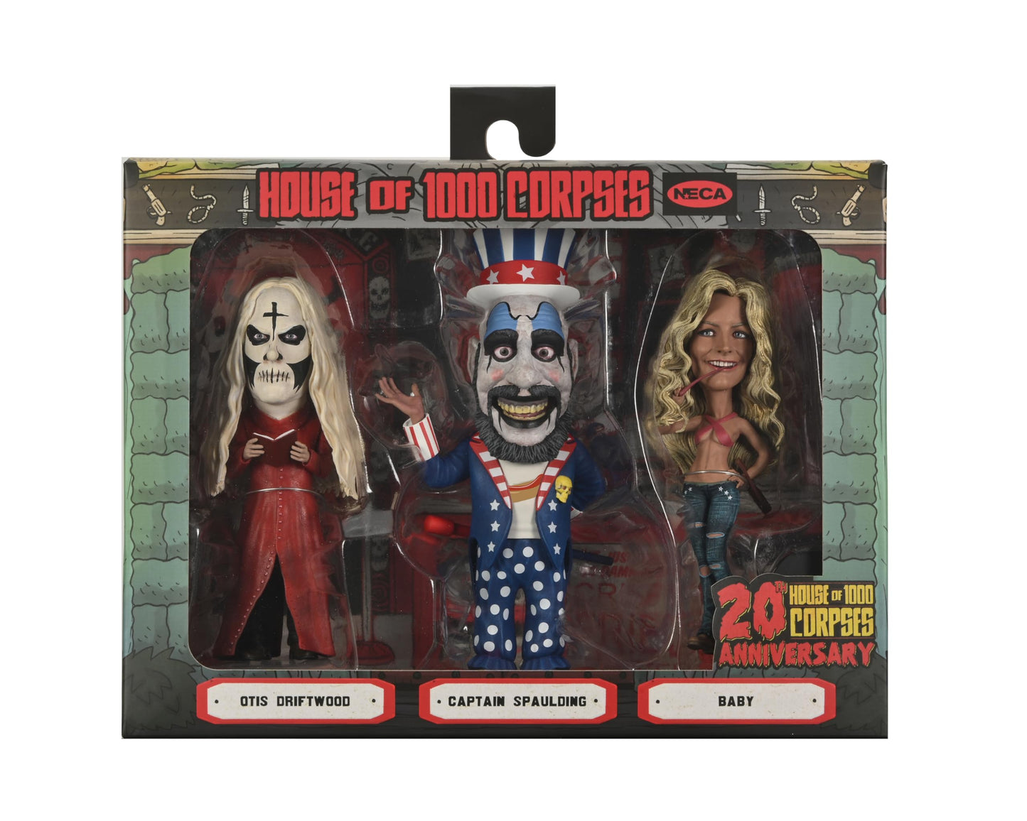 Neca - House Of 1000 Corpses Little Big Head 3Pk