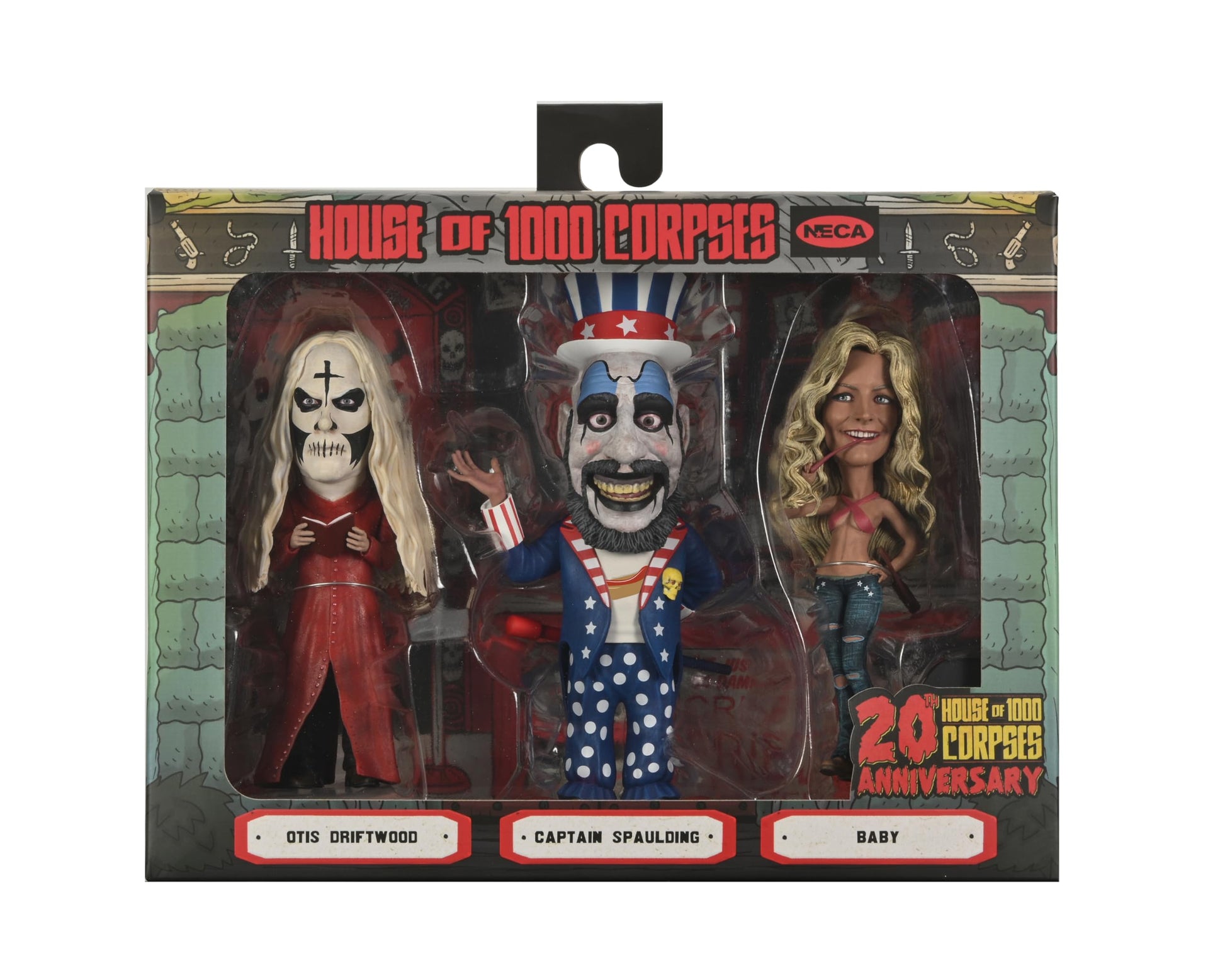 Neca - House Of 1000 Corpses Little Big Head 3Pk