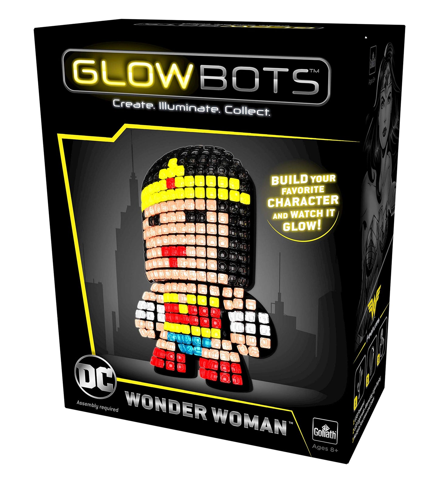 Goliath Dc Glowbot Wonder Woman, Multicolor