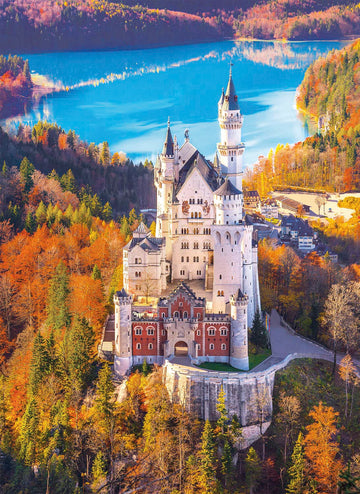 Clementoni Neuschwanstein Castle Hq Jigsaw Puzzle Collection39382 1,000-Piece