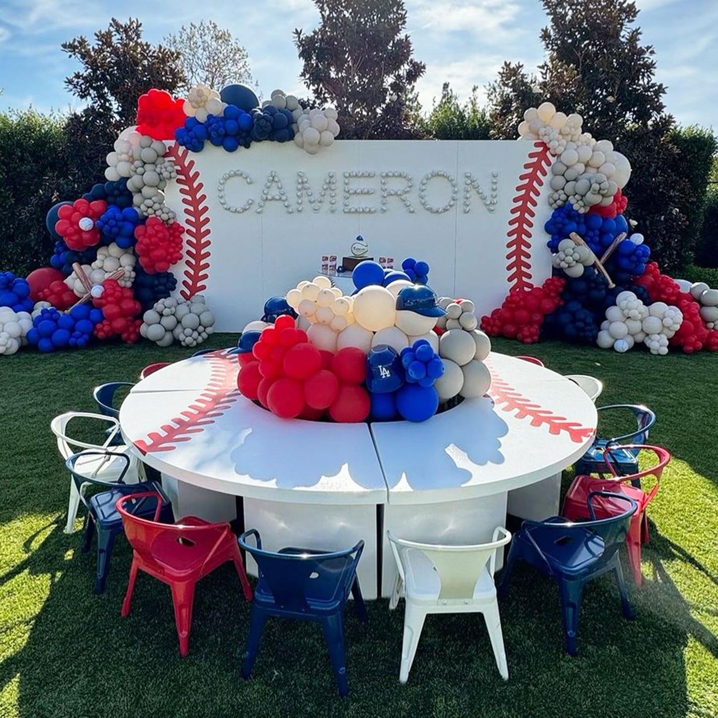 Red White And Blue Balloons, 12 Inch Red White Blue Balloons 4Th Of July Decorations Independence Day Decoration Red White Blue