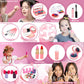 HERAPFANN Kids Washable Makeup kit for Girl - Kids Makeup Kit Toys for Girls Little Girls Makeup Kit, Toddler & Non-Toxic Make U