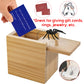 Amawood Spider Prank Box For Adults And Kids, Funny Wooden Box Spider Prank Toy, Hilarious Halloween, Christmas, Or Birthday Sur