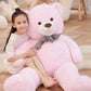 Poutmac Big Teddy Bear 55'' Giant Pink Soft Stuffed Animals Cute Plush Toy For Girlfriend Women Kids For Valentine'S Christmas B