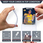 Quiver Time enhanced 3x4 Top Loaders for Cards - Durable 35pt Toploader Hard Plastic Card Sleeves for Sports Cards  Baseball Cards  Football Cards & Trading Cards (28 pcs +30 Penny Sleeves  Clear)