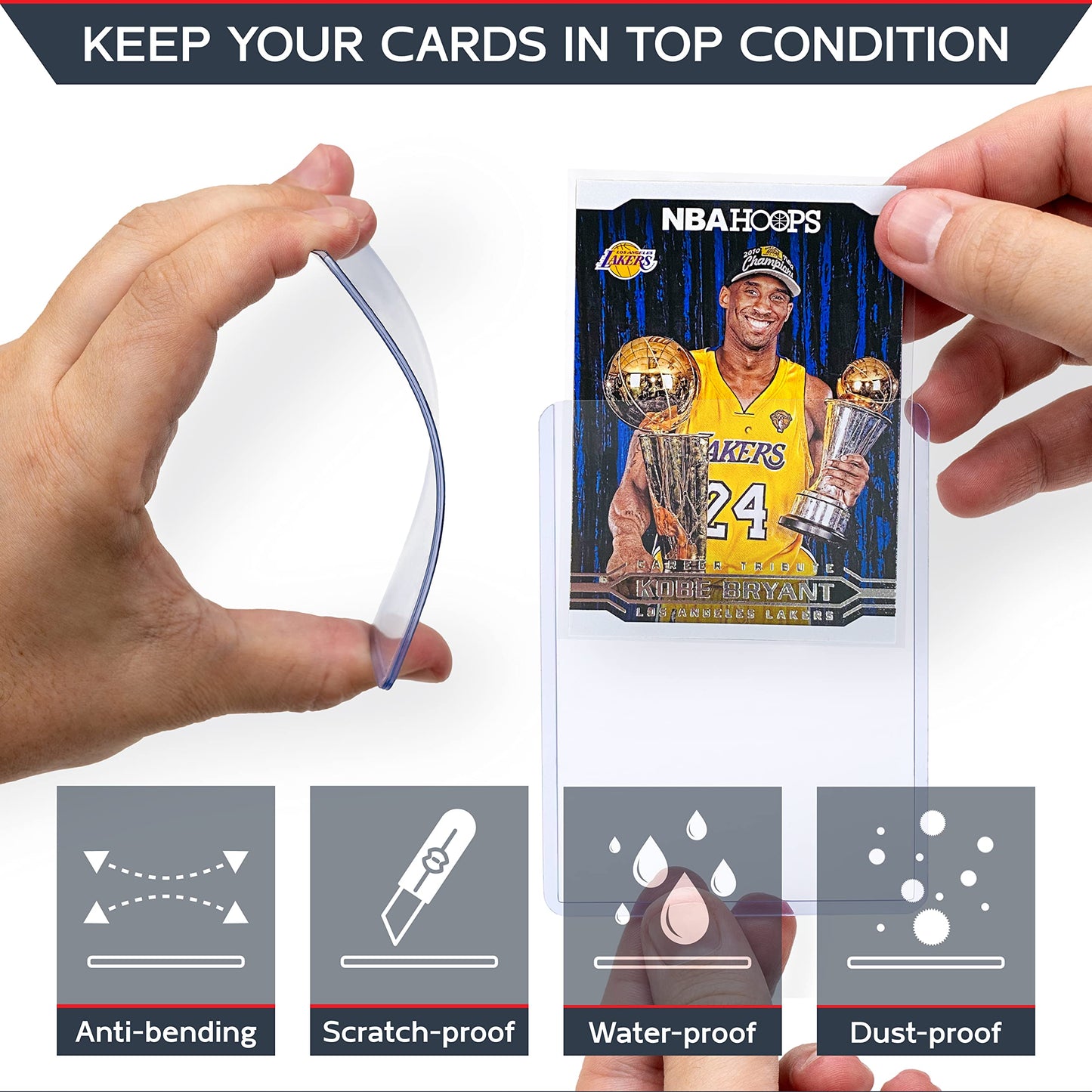 Quiver Time enhanced 3x4 Top Loaders for Cards - Durable 35pt Toploader Hard Plastic Card Sleeves for Sports Cards  Baseball Cards  Football Cards & Trading Cards (28 pcs +30 Penny Sleeves  Clear)