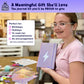 PURPLE LADYBUG Rebel Girls DIY Journal Kit - Scrapbook & Stationery Set with 50+ Accessories for Ages 8-12, Multicolored, Model A-PL-1030