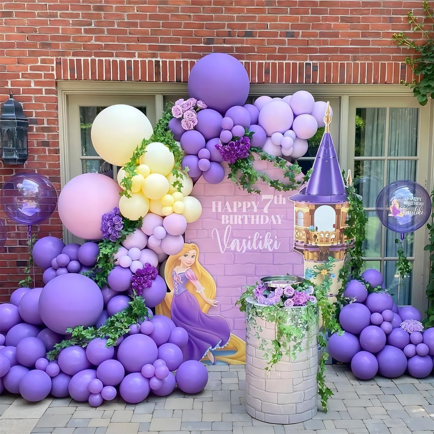 130Pcs Purple Balloons Garlands Kit, 18'' 12'' 10'' 5'' Different Sizes Pack Purple Latex Balloon Arch For Birthday Gender Revea