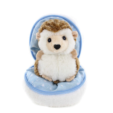 Plushland Snowball Stuffed Zip Up Animal – Hedgehog – Cute Plush Animal Assortment –Wonderful Soft Toy For Families And Friends