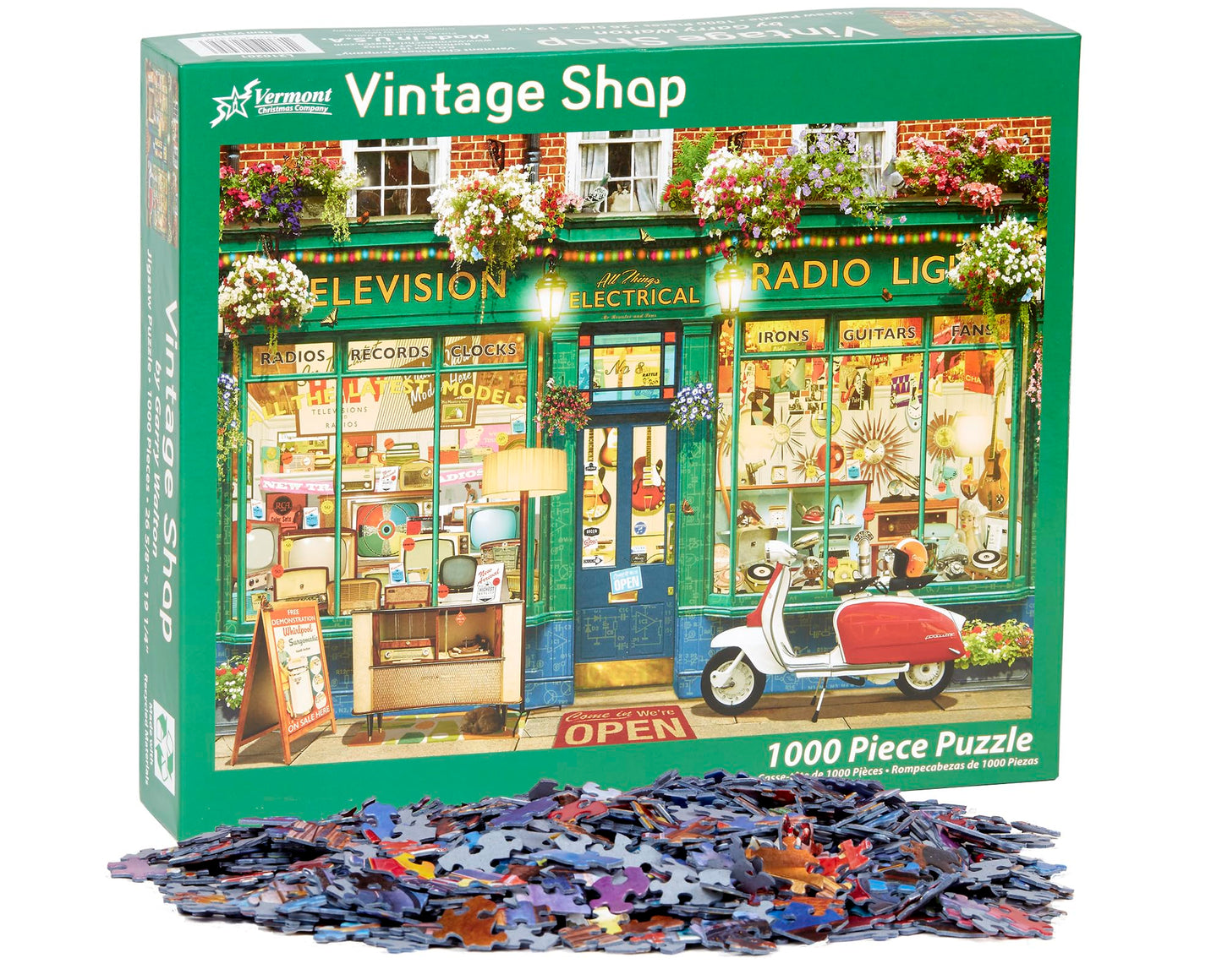 Vermont Christmas Company Vintage Shop Jigsaw Puzzle 1000 Piece