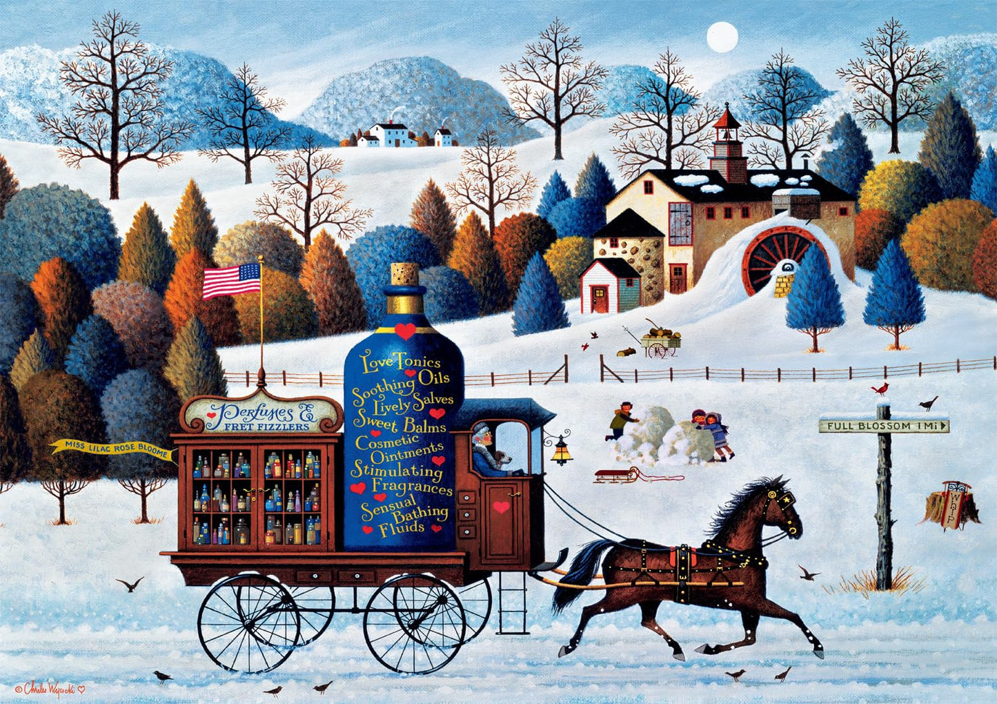 Buffalo Games 500 Piece Jigsaw Puzzle - Promises Promises - Large Multicolor Cardboard - Model 37010 - Perfect for Game Nights