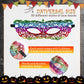 Chivao 50 Pcs Lace Mask Masquerade Venetian Eye Mask Mardi Gras Mask Flexible Masks for Carnival Birthday Valentine's Day(Colorf