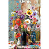 Floral Bouquet 500 Piece Jigsaw Puzzle for mature-themeds Colorful Wildflowers & Vases Puzzle - enhanced Art Puzzle for mature-themeds  Family or Seniors - 15 x23  Challenging Puzzle with Poster