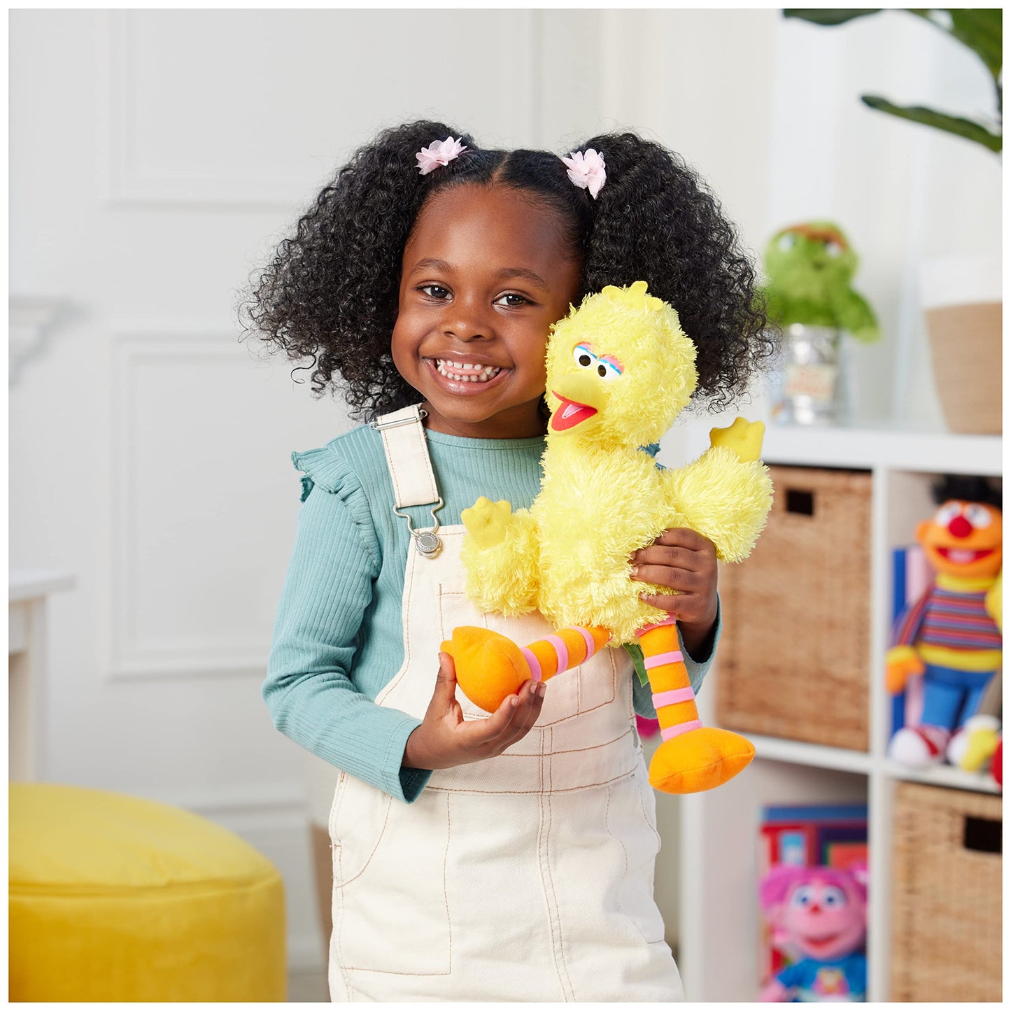 GUND Big Bird Plush Toy, 14" Premium Muppet, Yellow, Soft Polyester, Ages 1 & Up, Model 6047450