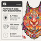 Unidragon Original Wooden Jigsaw Puzzles - Gentle Lynx, 105 Pieces, Small Size 6.7'' ?10, Beautiful Gift Package, Unique Shape B