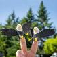 Archie Mcphee Finger Bald Eagles - Set Of 3 Majestic Bald Eagle Finger Puppets: Perfect For Usa'S Patriotic Puppetry
