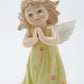 Cosmos Gifts 20943 Angel Girl With Green Dress Porcelain Figurine 3'' H